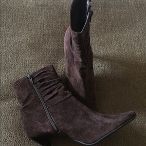 Suede Heeled Boot